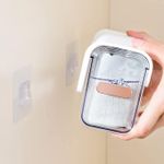 product_image_name-Generic-Boîte de rangement murale transparente à 6 compartiments, boîte de rangement multifonctionnelle sans perforation, chaussettes, sous-vêtements, cravates-3