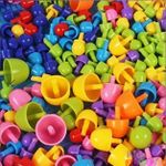 product_image_name-Generic-لعبة فسيفساء بلاستيكية إبداعية أكثر من 280 قطعة 3 أحجام، إبداع فني مونتيسوري-8