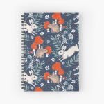 winter forest frolic Spiral Notebook Bloc note