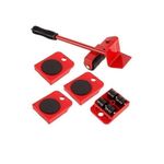 Kit Déplace-Meubles Professionnel 5 Pièces – Capacité Lourde avec Levier en Acier