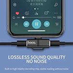 product_image_name-Hoco-Hoco LS20: Adaptateur pour iPhone-Lightning 2 male vers femelle-Charge +Audio-2