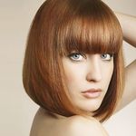 Perruque Cheveux Court marron à Frange Lisse