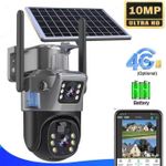 product_image_name-Generic-Double Caméra 4G solaire 10 MEGAPIXEL FULL HD 1080P - Night Vision Détection Alarme PIR-1
