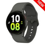 product_image_name-Generic-20mm Silicone strap with buckle for Galaxy Watch4/5 40/44mm / Watch4 Classic 42/46mm - Dark Grey-2