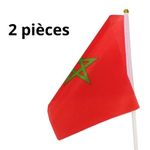 product_image_name-Generic-Lot de 2 Drapeaux de Maroc, 30 cm x 20 cm-1