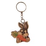 product_image_name-Generic-Porte-clés en bois en forme de lapin mignon-1