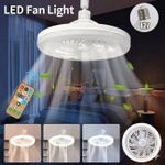 Generic  Ventilateur de plafond avec éclairage LED et télécommande - image 2