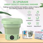 product_image_name-Generic-Lave-linge Compact et Pliable Idéal pour les Petits Espaces, Machine à Laver 9L-1