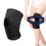 product_image_name-Generic-Genouillère, idéale pour le sport en été, fine et en maille, 1 pièce, unisexe, facile à porter, respirante et offrant une grande liberté de mouvement, maintien optimal, pour la santé et l'exercice-2