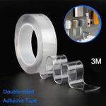 product_image_name-Generic-Scotch Ruban Double Face Transparent aucun tache Réutilisable lavable Étanche 3m-1