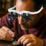 product_image_name-Generic-Lunettes Grossissantes x8 avec Éclairage LED – Bijoux, Montres-1