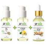 LY BIO PACK HUILE AIL 50ML - POMPE + HUILE CITRON 50ML - POMPE + HUILE SOJA 50ML - PIPETTE