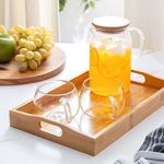 product_image_name-Generic-مجموعة من 3 صواني تقديم من الخيزران مع مقابض، صواني خشبية للفطور-3