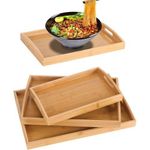 product_image_name-Generic-مجموعة من 3 صواني تقديم من الخيزران مع مقابض، صواني خشبية للفطور-7