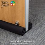 product_image_name-Drop Stop-Bloqueur de bruit de porte,1Mètre - Noir, Silencieux de porte insonorisé pare-brise de porte-1