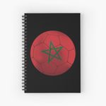 Morocco Soccer / Football  Spiral Notebook