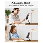 product_image_name-Generic-Support de Téléphone Portable Pliable et Rotatif à 360° en Aluminium - Multi-Angles-2