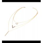 product_image_name-Generic-chaîne circulaire Multi couche or pendentif collier personnalité-2