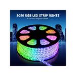 product_image_name-Golden-Led Strip 10m RGB LED Strip Light Led Étanche with Button Controller AC220V-1