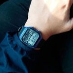 product_image_name-Casio-Montre homme en caoutchouc noir contour bleu - AE-1300WH-2AVDF - DURÉE DE VIE DE LA BATTERIE DE 10 ANS – -3