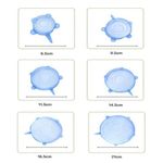 product_image_name-Generic-Nouveau Couvercle alimentaire réutilisable en Silicone 6pcs Set-2