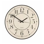 ساعة حائط صامتة عتيقة تحت قبة