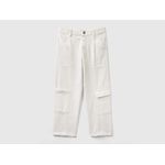 product_image_name-Benetton-Pantalon Blanc - Fille-2
