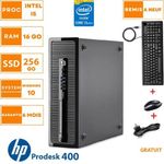 Hp  PC BUREAU ProDesk 400-i5-RAM 16Go 256Go SSD-