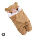 product_image_name-Generic-Couverture d'emmaillotage pour bébé avec capuche et oreilles-3