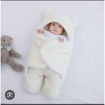 product_image_name-Generic-Couverture d'emmaillotage pour bébé avec capuche et oreilles-4