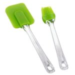 product_image_name-Generic-Ensemble Spatule Et Pinceau De Cuisine En Silicone - Vert-1