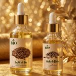 Bio Pack x2 Huile de lin 50 ml et Huile de ricin 30 ml naturel organic