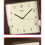 product_image_name-Casio-Horloge murale pour maison ou bureau , Marron Fond jaune - -4