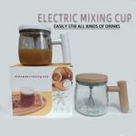 product_image_name-Generic-Tasse Mélangeuse Automatique Électrique – Mug Intelligent Auto-Mélangeant en Verre avec Couvercle Étanche et Bouton One-Touch – Idéal pour Café,Thé,Chocolat, Protéines et Boissons Instantanées-1