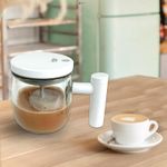 product_image_name-Generic-Tasse Mélangeuse Automatique Électrique – Mug Intelligent Auto-Mélangeant en Verre avec Couvercle Étanche et Bouton One-Touch – Idéal pour Café,Thé,Chocolat, Protéines et Boissons Instantanées-2