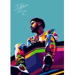 J cole  Poster Chambre Haute Qualité