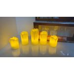 product_image_name-Generic-Lot de 5 Bougies LED à Effet Flamme Scintillante et Cire Fondue – Ambiance Chaleureuse et Sécurisée-2