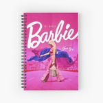 Barbie movie 2023 - Margot Robbie  Spiral Notebook - Bloc note