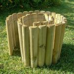 product_image_name-Generic-مدحلة حدودية للحدائق من خشب الصنوبر المشرب 200/40 سم-2