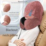 product_image_name-Generic-وسادة سفر مريحة مع غطاء متكامل - أحمر-4