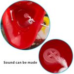 product_image_name-Generic-باروكة مهرج ملونة + أنف أحمر مطاطي مع بوق-3