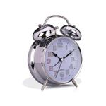 product_image_name-Generic-Grand Horloge Réveil -Argenté/Blanc-1