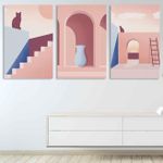 product_image_name-Yatta-لوحات جدارية زخرفية أثرية حديثة HD، 3 قطع-1