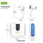 Htc سماعات أذن بلوتوث لاسلكية مع طقم حر اليدين - image 2