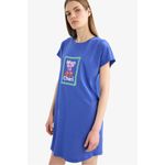 product_image_name-Defacto-فستان بياقة مستديرة وأكمام قصيرة بقصة عادية - Fall in Love-8