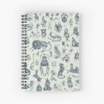 Beings and Creatures  Spiral Notebook Bloc note