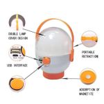 product_image_name-Generic-Lampe LED Multifonction Rechargeable – Éclairage Portable Puissant pour Camping, Maison et Urgences (Intérieur/Extérieur)-4