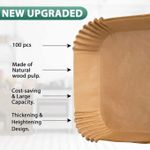 product_image_name-Generic-Papier Cuisson Marron Résistant pour Air Fryer – 200 PCS-4