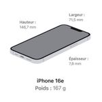 product_image_name-Apple-iPhone 16e 128 Go Black 8 Go RAM 48 Mpx 6.1 Puce A18 iOS Bouton Action Ecran Super Retina XDR OLED 6.1" 1170 x 2532 5G-4