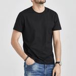 product_image_name-Generic-T- Shirt Noir 100% Coton Mixte-1